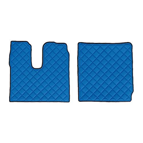 Lampa 96224 Coppia Tappeti In Skeentex - Blu - Compatibile Per Man Tgx (07/20>) - Man Tgx (01/17>06/20) Automatico, Manuale, 1 Cassetto, 2 Cassetti