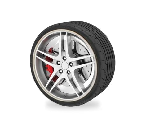 Occ Motor Sport Protezione Cerchioni Auto, In Lega Bianco 6 Metri