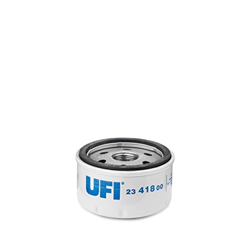 Ufi Filters, Filtro Olio 23.418.00, Filtro Olio Per Ricambio, Adatto A Auto, Applicabile Su Diversi Modelli Alfa Romeo, Lancia, Mitsubishi, Nissan, Op