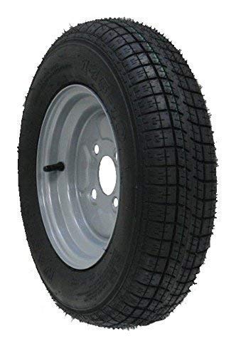 Un Rimorchio Da 10 "Pollici E Pneumatico 145R10 Radiale 430Kgs 84 / 82N 4 Prigioni 100Mm Pcd