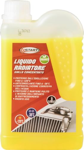 Liquido Radiatore Giallo Effetto Anticongelante -38°C 500Ml