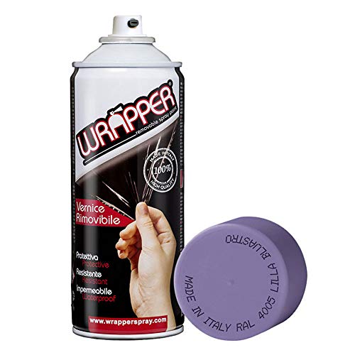 Wrapper Spray Vernici Rimovibili Tinte Ral, Lilla Bluastro