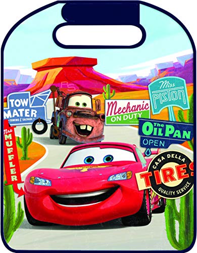 Disney Proteggisedile Universale Auto Sedile Anteriore In Pvc 45X57Cm Stampa Cars Saetta Mcqueen Cricchetto Bambini