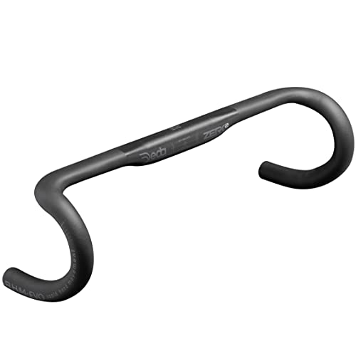 Deda Elementi Manubrio Zero2 Dcr Rhm-Evo Drop Pob (Lucido Su Nero), 40 Cm