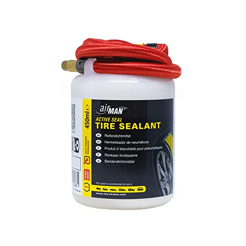 Airman 65-005-011 Atvt Hb Sigillante Per Riparazione Pneumatici, 450 Ml, Tubo A Colori Assortiti