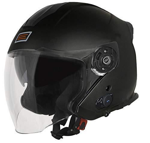 Origine Palio 2.0 Mini S7 Bluetooth Casco Jet (Black Matt,S (55/56))