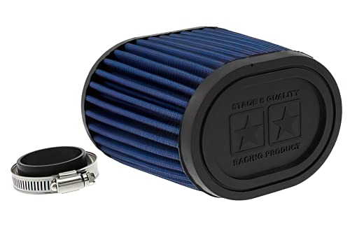 Racin Gluft Filtro Stage6 Drag Race, Airbox Blu, 44 Mm + 49 Mm Connettore