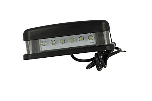 Carall Le6001 Kit Luci Targa Led Compatibile Con Land Rover Defender 12V 5W Bianco Con 6 Led F5 Singolo Pezzo