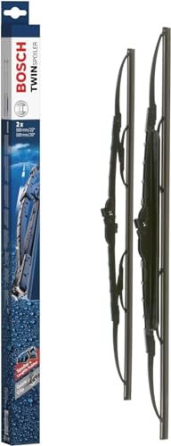 Tergicristalli Bosch Twin Spoiler 551S, Lunghezza 550Mm/500Mm, 1 Set Per Parabrezza Anteriore