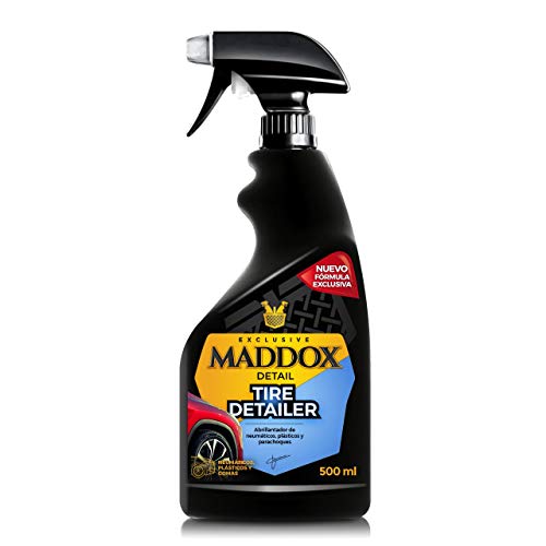 Maddox Detail - Tire Detailer 500 Ml | Lucidante Per Pneumatici E Plastica | Restauratore E Ringiovanitore Per Auto | Idratante Per Gomme Esterne | Pr