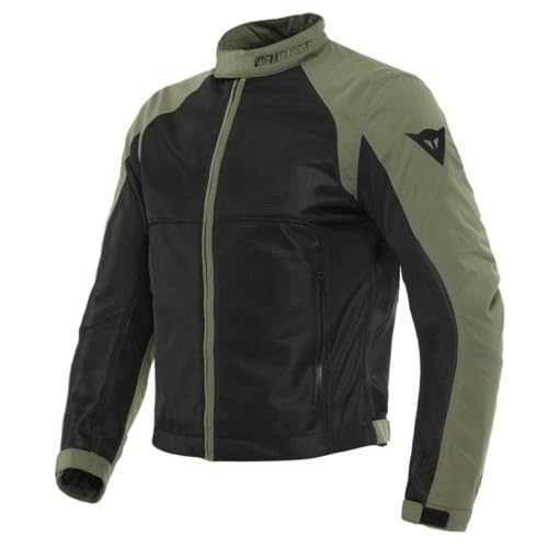 Dainese - Sevilla Air Tex Jacket, Giacca Moto Uomo Estiva, Giubbotto Traspirante E Leggero Con Mesh Traforata Per Massima Libertà Di Movimento, Nero/G