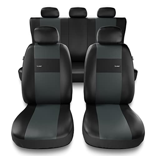 Mossa Coprisedili Compatibili Con Renault Clio Ii, Iii, Iv (1990-2019) - Fodere Sedili - Set Coprisedili Auto Universali - Xl-G