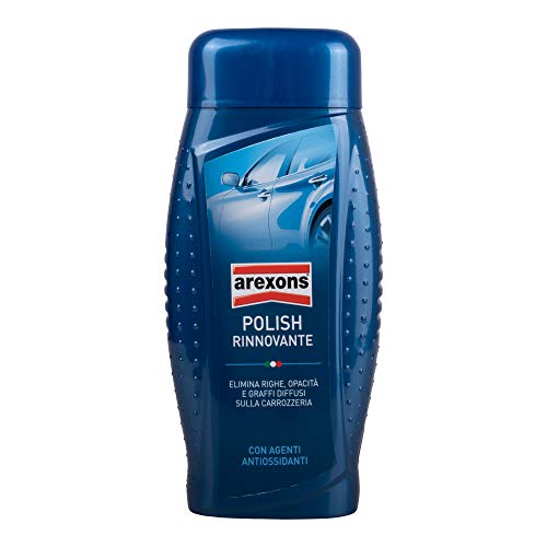 Arexons Polish Rinnovante 500 Ml, Rimuovi Graffi, Opacità E Righe Della Carrozzeria, Azione Detergente, Elimina Ossidazione, Ridona Colore Alla Vernic