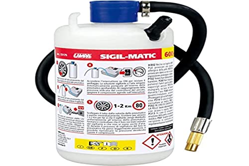 Lampa 72175 Sigil-Matic, Kit Liquido Sigillante Per Pneumatici, 600 Ml