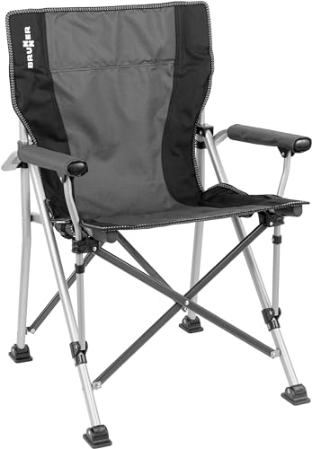 Brunner 31778 Sedia Raptor Classic, Nero/Grigio
