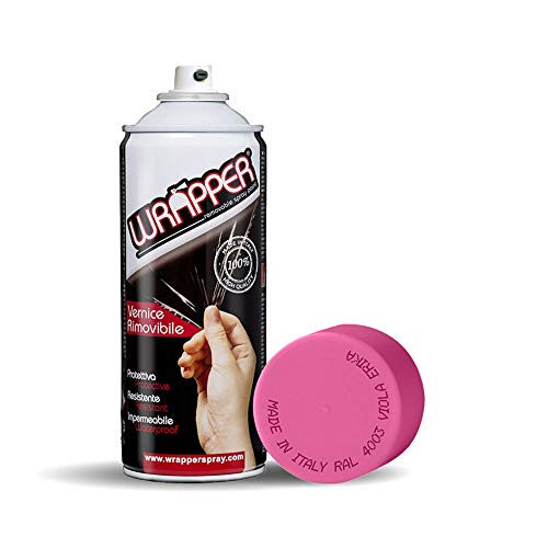 Wrapper Spray Vernici Rimovibili Tinte Ral, Viola Erika