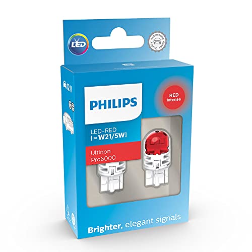 Philips Ultinon Pro6000 Led Lampadina Di Segnalazione Per Auto (W21/5W Red)
