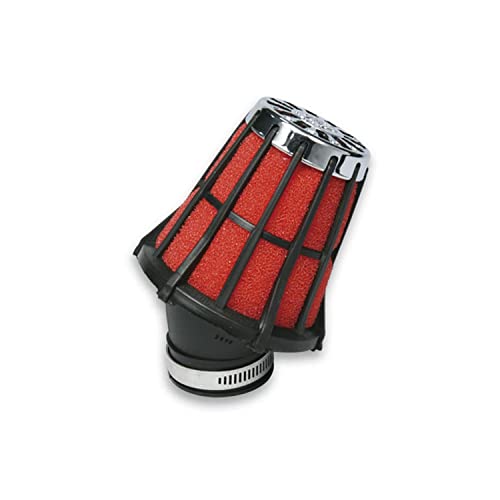 Malossi Racing - Filtro Dell'Aria A Griglia 38 Mm, Colore: Rosso/Nero