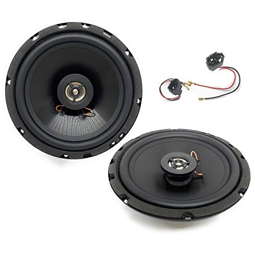 Sound Way Altoparlanti Da 16,5 Cm Casse Per Auto Con Adattatori Compatibili Con Auto Multi Marca, Nero