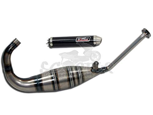 Giannelli Marmitta Aprilia Rs 50'99/03 - Tuono 50 '03/05 Omolog. Cee E13 0247 Vern. Traspar.
