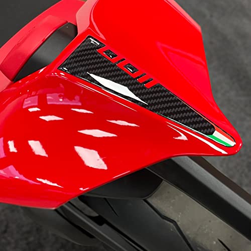 Resin Bike Adesivi Moto Compatibile Con Ducati Panigale V4 E V4S 2018 2022. Protezione Codino Moto Da Urti E Graffi. Adesivo Resinato Con Effetto 3D
