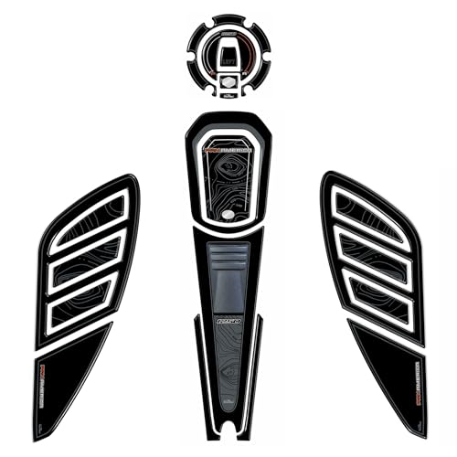 Resin Bike Kit Adesivi Moto Compatibile Con Harley Davidson Pan America 1250 2020-2023. Protezioni Para-Serbatoio Base Da Urti E Graffi. Adesivi Resin