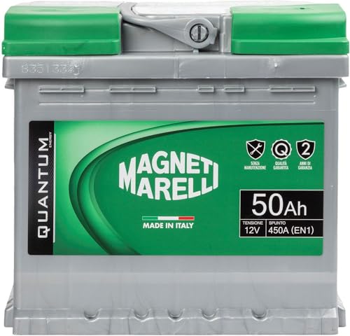 Magneti Marelli Batteria Per Auto 50Ah 12V 450A En1 Per Cassetta L1B