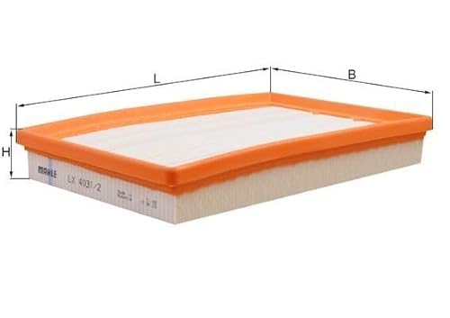 Mahle Original Lx 4031/2 Filtro Aria Adatto Per Mercedes-Benz V-Klasse (W447) Cartuccia Filtro