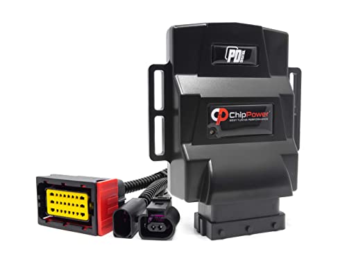 Chippower Centralina Aggiuntiva Pdd All'Auto Per Volkswagen Touran Polo Golf 1.9 Tdi 1997-2015 Tuningbox Chip Tuning Con Presa Individuale Più Potenza