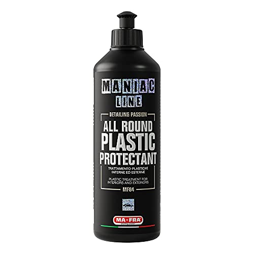 Mafra, Maniac Car Detailing Line, All Round Plastic Protectant, Protegge E Ravviva Plastica E Gomma Auto, Sia Interne Ed Esterne, 500Ml