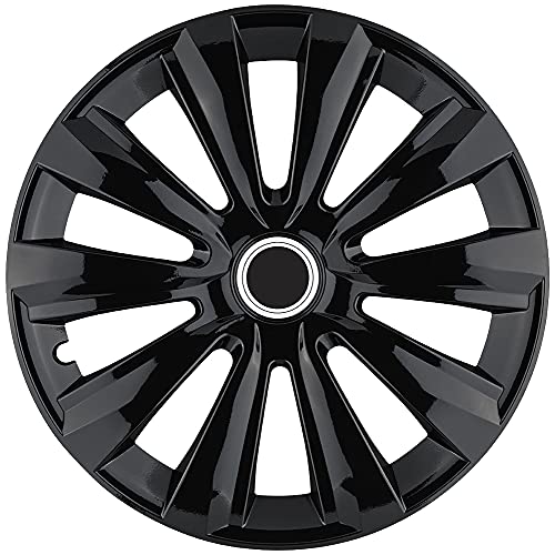 Set 4 Copricerchi 13" Alulook Delta Black