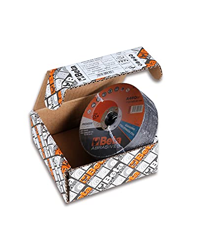 Beta 11046 1.6 Mole Abrasive Da Taglio Per Acciaio E Inox, Mole Per Smerigliatrice, Diametro 125 Mm, Spessore 1.6 Mm, Foro Da 22.23 Mm