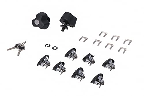 Trax Lock Set With Anti-Theft Protection Pro 9 Matching Locks, 2 Keys. Anti-Theft Protection.