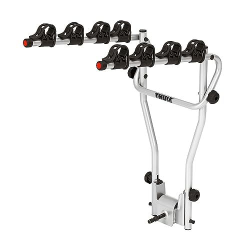 Thule Hangon Portabici Da Gancio Traino Per 4 Bici Sospese Inclinabile Argento Silver One-Size
