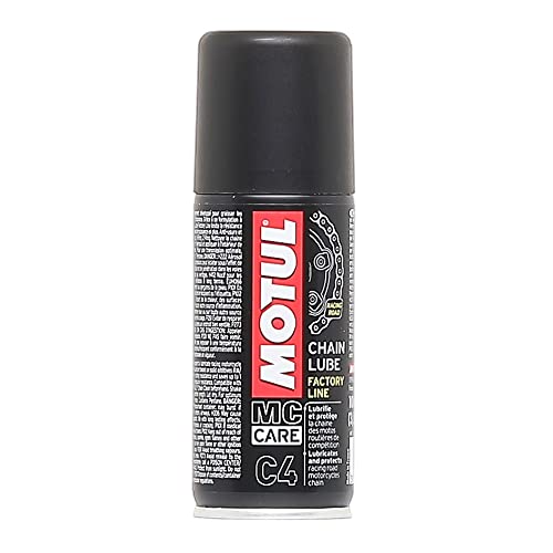 100 Ml Spray Da Tasca Catena Della Motocicletta C4 Motul Chain Lube Carretera
