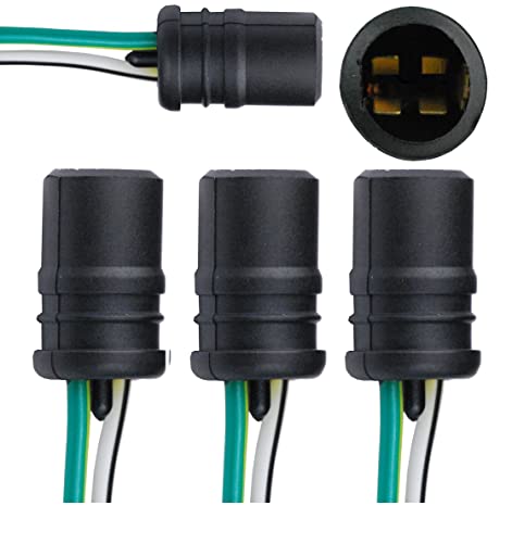 L&P B571 4 Pezzi W5W T10 Portalampada 5W Porta Spina Della Lampada Collegare Lampadina Porta Fatto Di Gomma