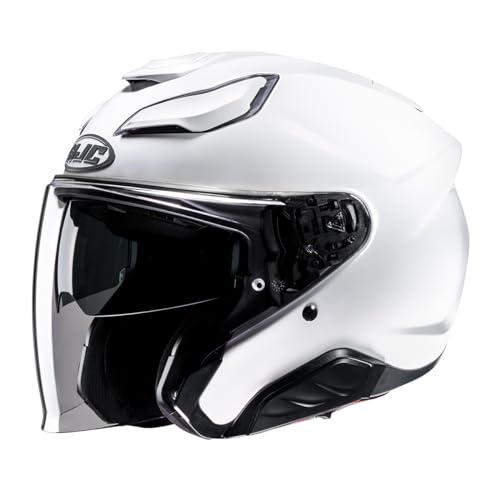 Hjc, Casco Moto Jet F31 Solid Pearl White, S