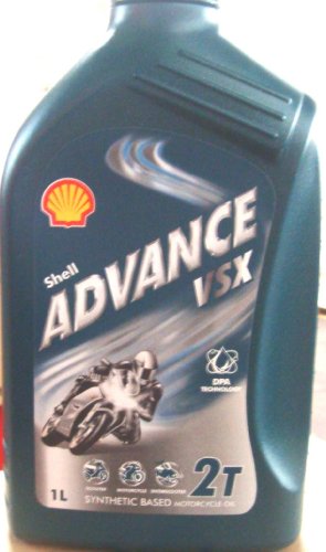 Shell – Advance Vsx 2 T 1 Litro Semisintetico Lubrificante Per Moto (Euro/7,70 Lt)