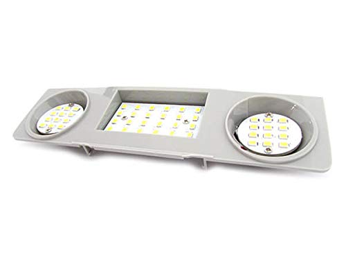 Carall Le0609 Kit Plafoniera Luci Led Di Cortesia Lettura Anteriore Frontale Compatibile Con Vw Golf 6 Golf 5 Passat Scirocco