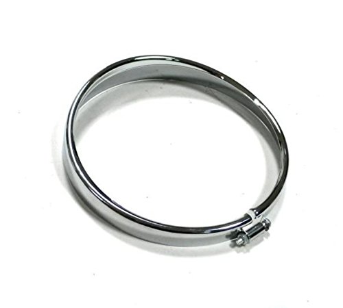 Cornice Ghiera Siem Cromata Faro Anteriore Vespa 50 N L R - 90 Ss