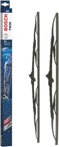 Tergicristalli Bosch Twin 543, Lunghezza 600Mm/530Mm, 1 Set Per Parabrezza Anteriore