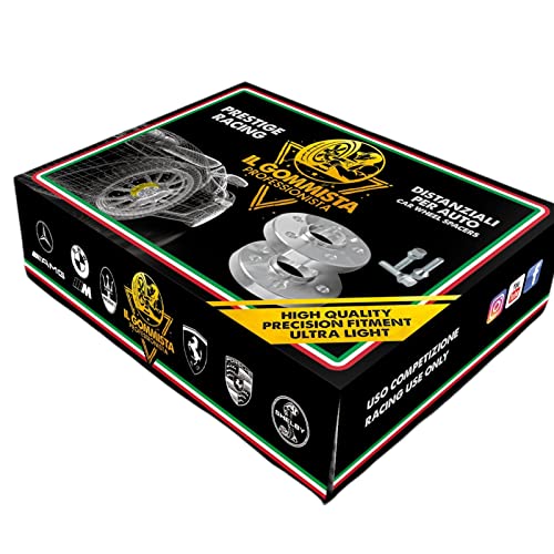 Igp 2 Distanziali Ruote 12 Mm Compatibili Con Bmw Serie X1 Type E84 + Z1 Z3 E36 Z4 E85 Z4 E86 Pcd 5X120 Mozzo 72,6 + Bulloni M12 X 1,50 M Sport Perfor