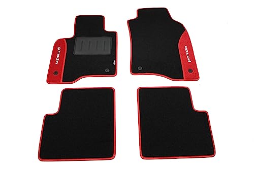 Color0000061R, Tappeti Auto Moquette Antiscivolo Compatibile Con Panda Iii, Panda Iii Natural Power, Panda Iii 4X4 Dal 2012-, Panda Iii Cross Dal 2014