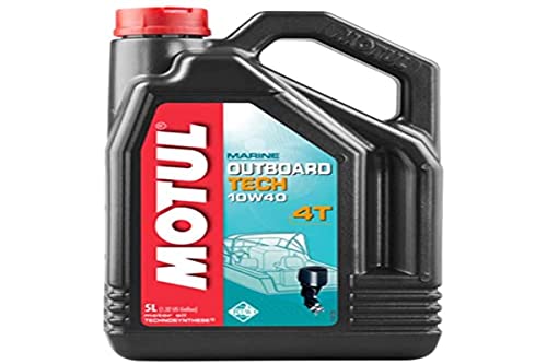 Huile Lubrifiante Motores Nautica Motos Agua Fueraborda Outboard Tech 4T 10W40 5 L