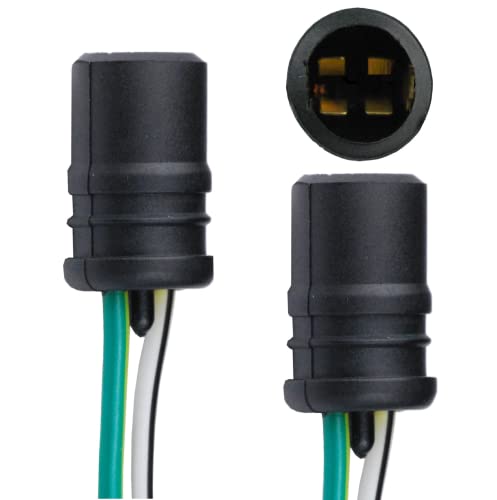 L&P - 2 Attacchi T10 In Gomma Per Lampadine W5W, W2, 1X9, 5D, B582