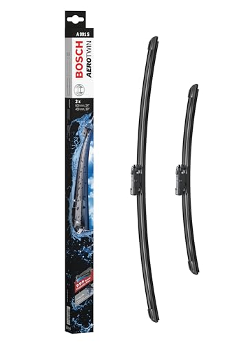 Bosch A991S - Tergicristalli Aerotwin - Lunghezza: 600/400 Mm - 1 Set Per Parabrezza Anteriore