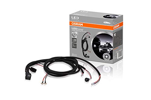 Osram Ledriving Wire Harness Ax 2Ls, Cablaggio Per Strisce Luminose Auto, Kit Cablaggio Barra Luminosa, Set Cavi Per L'Installazione Di Due Sorgenti L