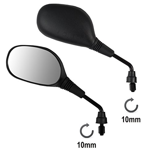 A Pro Rearview Mirrors Scooter M10 Motorcycle Motorbike Universal E13 Approved