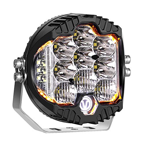 Hawee 50W Led Faro Da Lavoro Angel Eye Faro Led Combo Luce Spot Led Luce Di Inondazione Fendinebbia Led Luci Di Guida Per Off Road 4X4 Suv Utv Atv Cam