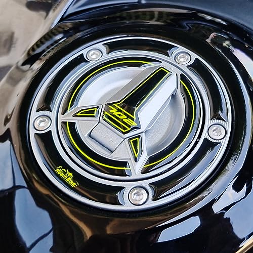 Resin Bike Adesivi Moto Compatibile Con Benelli Trk 702X Anthracite Grey 2023. Protezione Tappo Serbatoio Da Urti E Graffi. Adesivi Resinati Con Effet